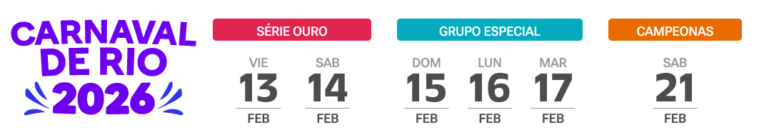 Fechas de carnaval 2026