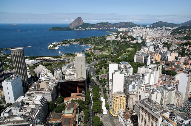 City view from Leblon Rio de Janeiro Brazil