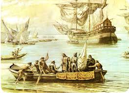 Portuguese arrival in Rio de Janeiro 1502