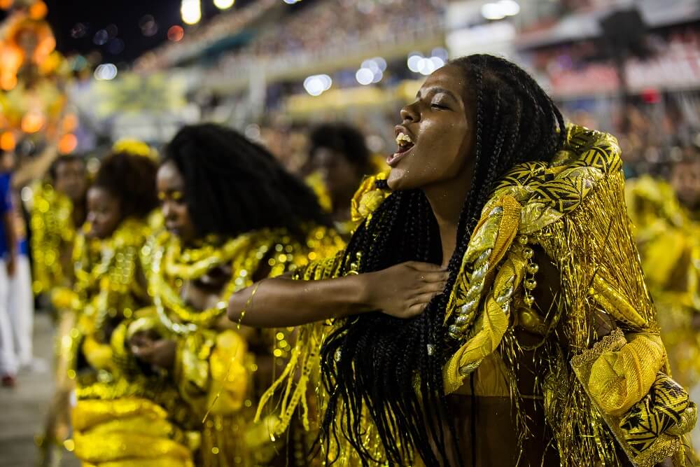 Bailarinas en el Carnaval de Rio