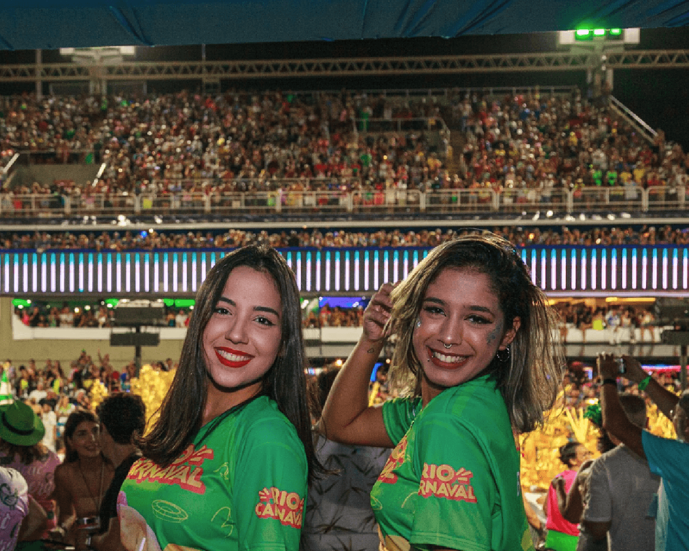 Clientes de Bookers en el Sambódromo