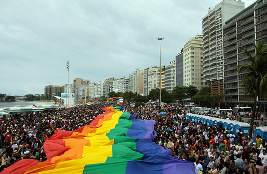 Gay parade in Rio de Janeiro Brazil Gay parade in Rio de Janeiro Brazil