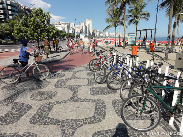 Rio - Bike Rack at Leblon Beach