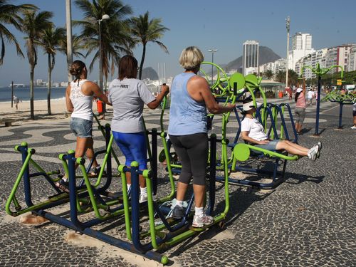 Open AIr Gym at Leme - Rio de Janeiro