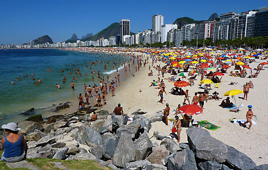 Copacabana is Rio's most famous beach