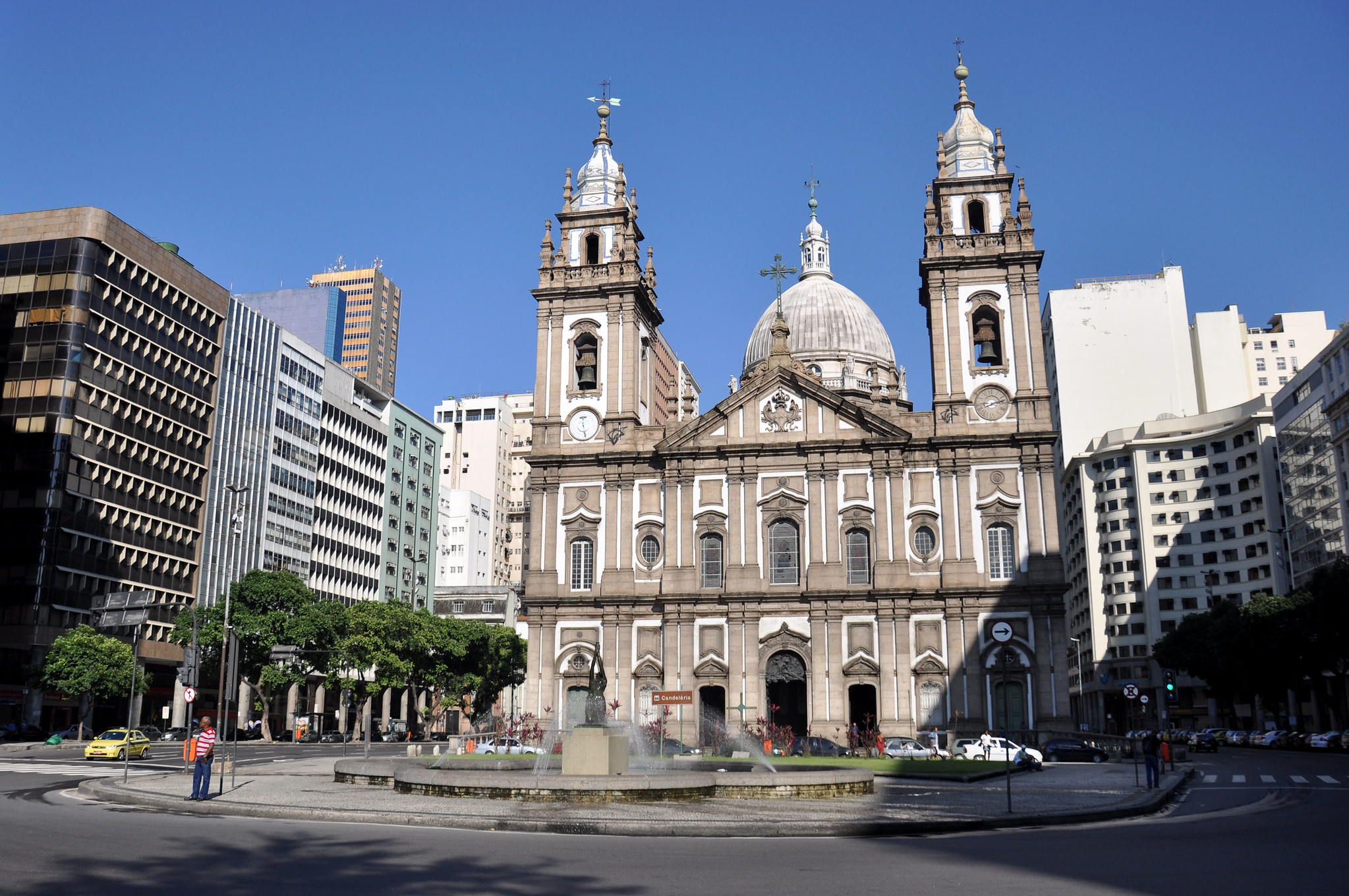 Candelaria church - downtown Rio de Janeiro