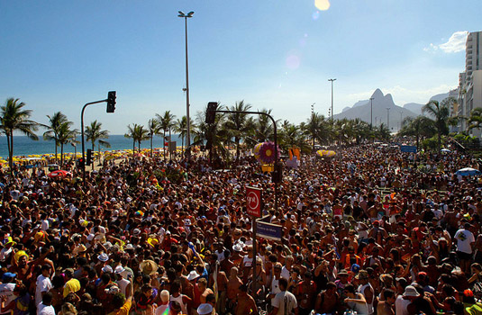 Street Party in Rio during carnival Street Party in Rio during carnival