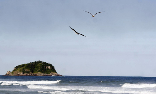 Grumari Beach in Rio de Janeiro Brazil