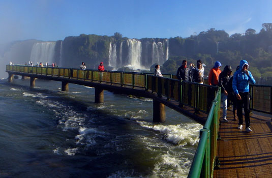Iguazu Falls in Brazil Brazilian side - Iguazu Falls