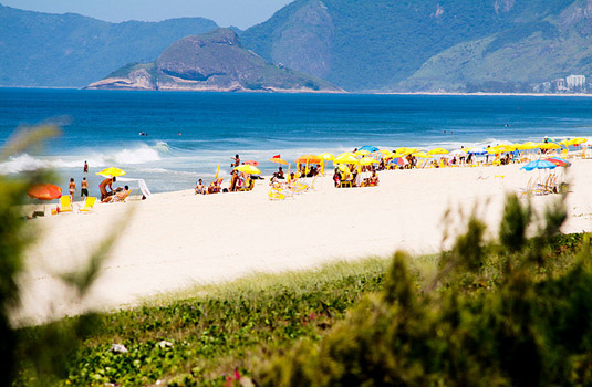 Reserva beach in Rio de Janeiro Brazil