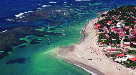 Porto de Galinhas beach - hub for Afro-Brazilian Carnival festivities. 