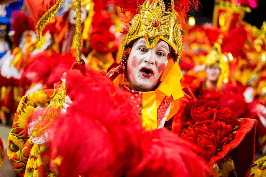 Disfraces y diversión en el Carnaval de Rio