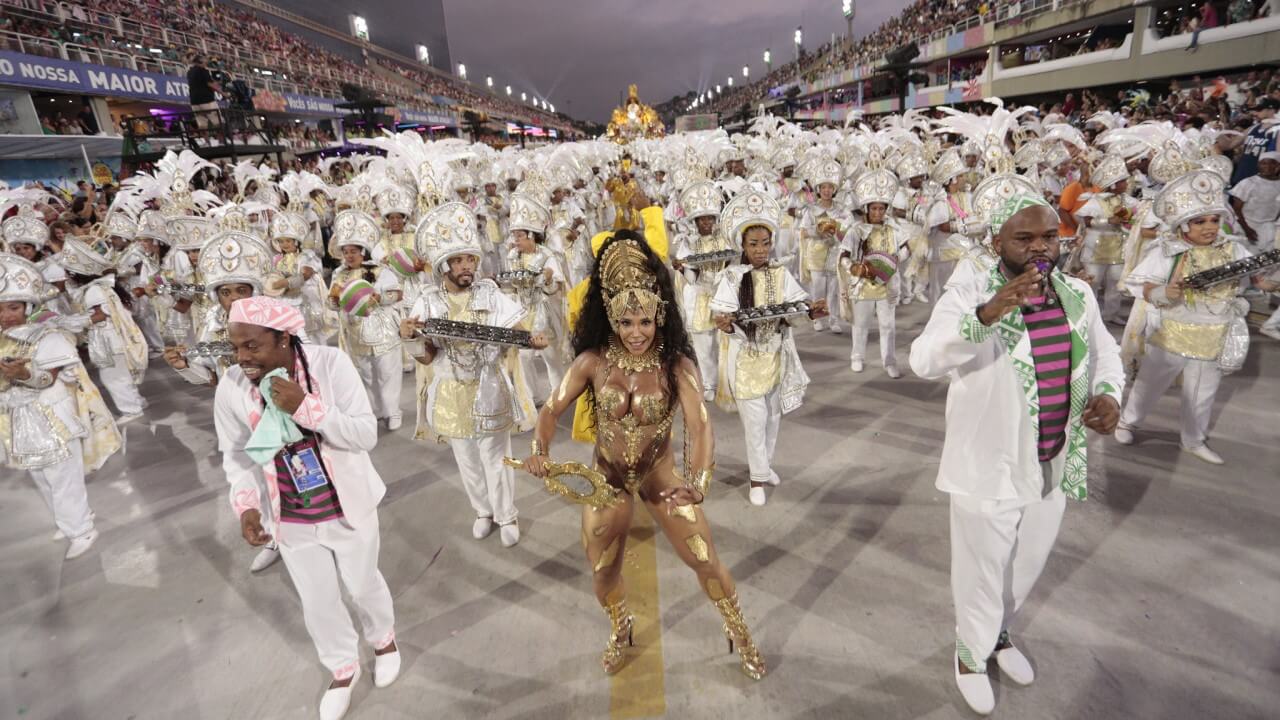 Queen of the Drummers and the Bateria - Rio Carnival