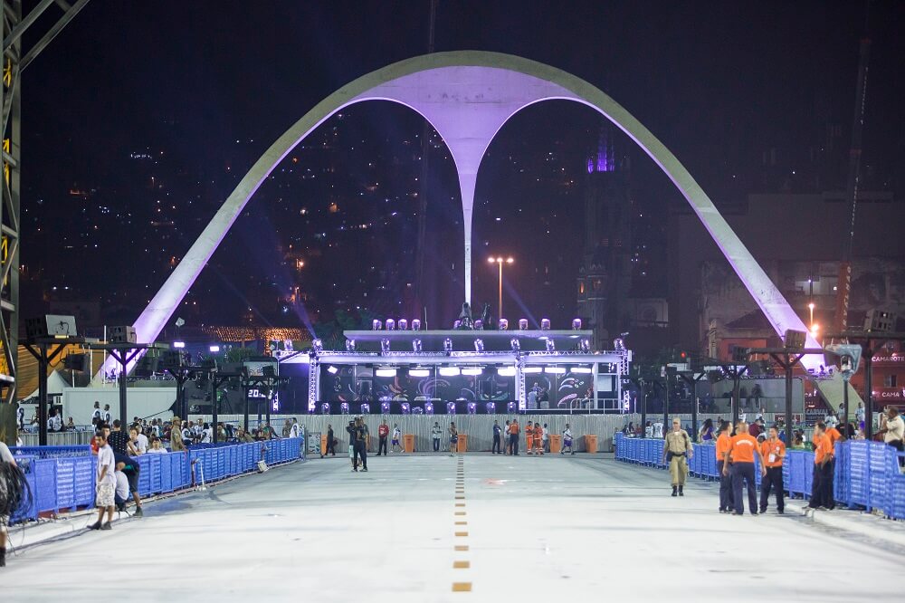 Plaza Apoteose en el Sambódromo