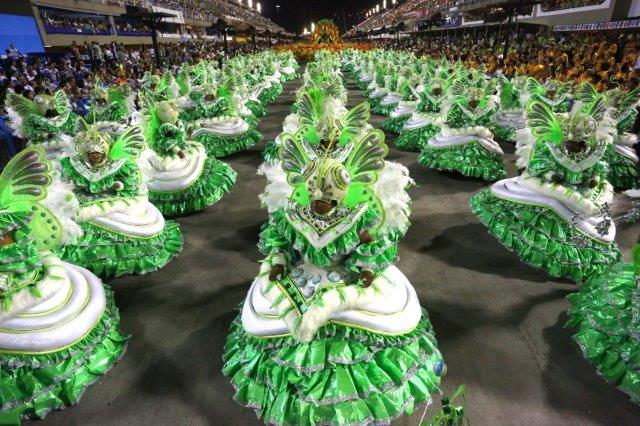 Bahianas - Samba schools carnival parade in Rio de Janeiro Bahianas - Samba schools carnival parade in Rio de Janeiro