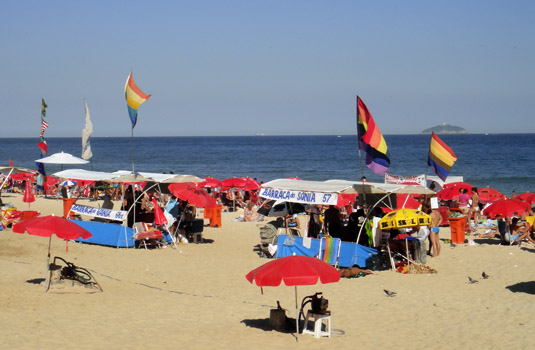 Gay beach options in Rio de Janeiro Brazil