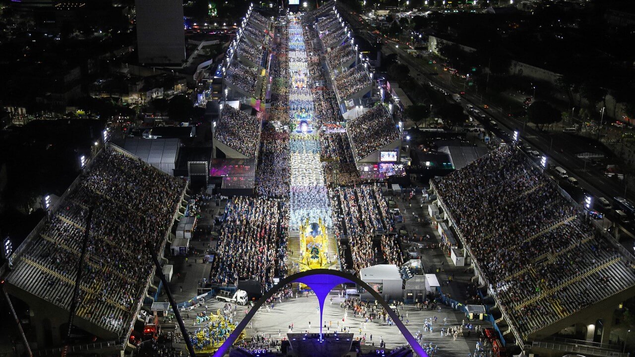 Sambodromo avenue - Rio Carnival