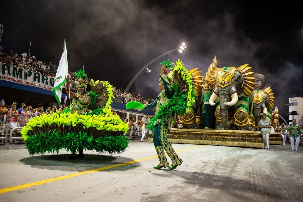 Sao Paulo carnival parade in Anhembi