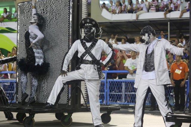 Performers at the Rio Carnival parade