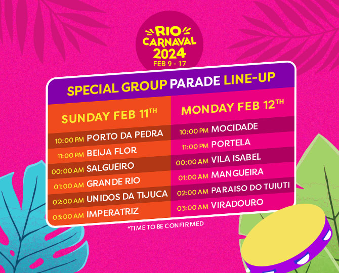 Rio Carnival 2022 Packages