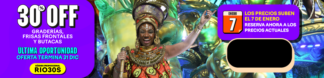 Paquete de Entradas para el Carnaval de Rio 2026