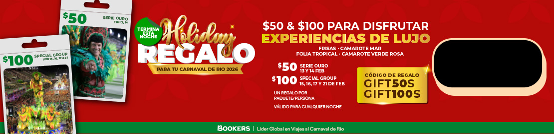 Paquete de Entradas para el Carnaval de Rio 2026