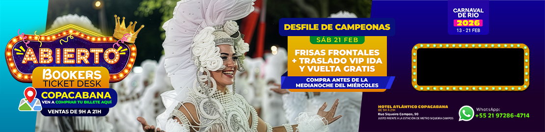 Wowtlet! Su Paquete de Entradas para el Carnaval de Rio, Brasil por Menos