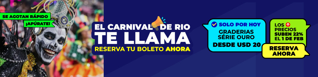 Paquete de Entradas para el Carnaval de Rio 2026