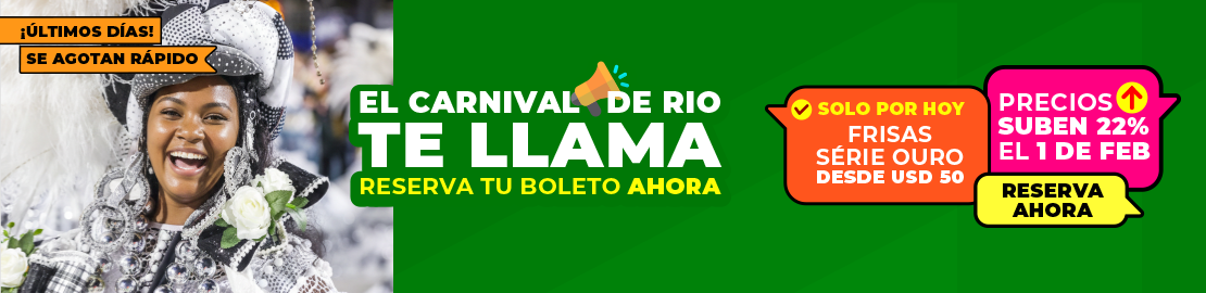 Paquete de Entradas para el Carnaval de Rio 2026