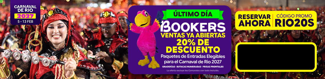 Paquete de Entradas para el Carnaval de Rio 2027