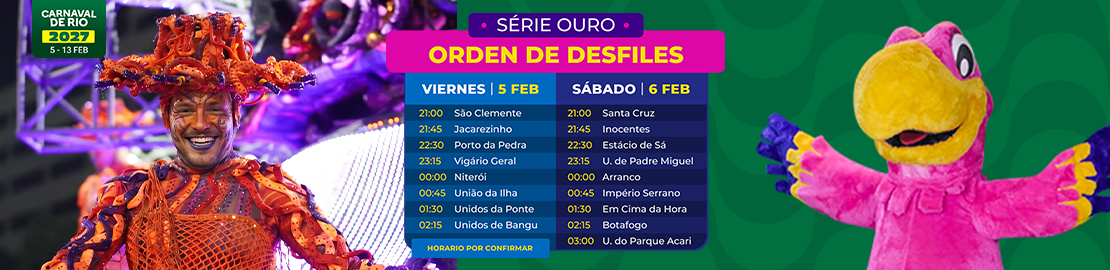 Paquete de Entradas para el Carnaval de Rio 2027