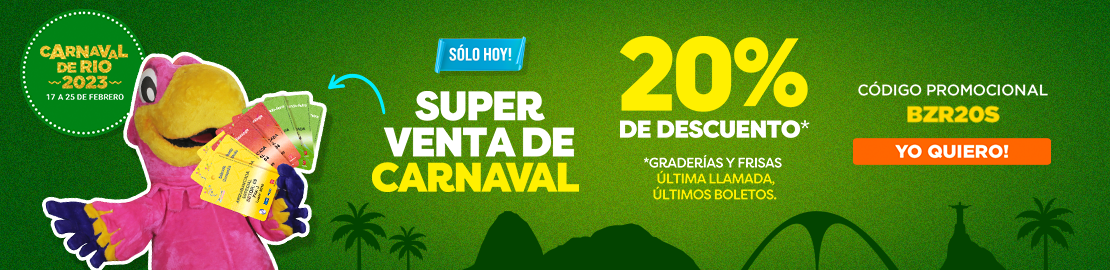 Entradas para el Carnaval de Rio 2023