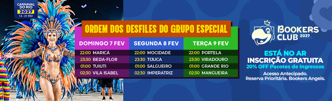 Ordem dos desfiles das escolas de samba do Grupo Especial